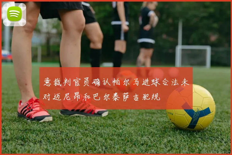 意裁判官员确认帕尔马进球合法未对迈尼昂和巴尔泰萨吉犯规