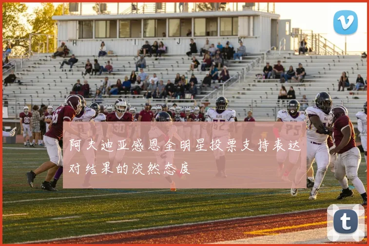 阿夫迪亚感恩全明星投票支持表达对结果的淡然态度